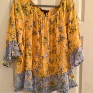 Zac & Rachel Floral Top